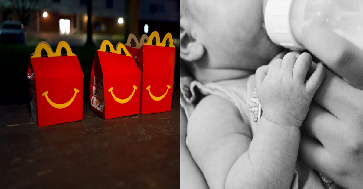 WOMAN’S MOTHER-IN-LAW FEEDS HER 8-MONTHS OLD BABY MCDONALD’S