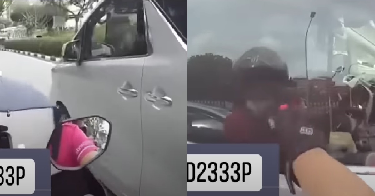 MOTORCYCLIST CONFRONTS ERRANT DRIVER: “YOU TRYING TO KILL PEOPLE”