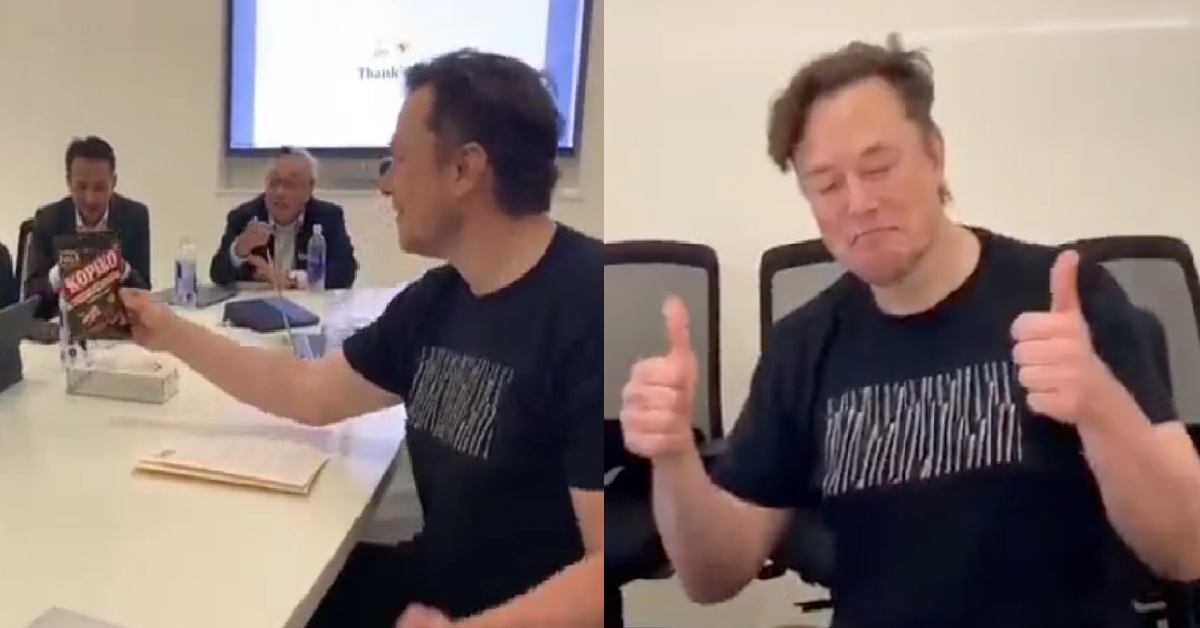 ELON MUSK GIVES KOPIKO CANDY THUMBS UP, KOPIKO’S STOCKS RISE 7% NEXT DAY