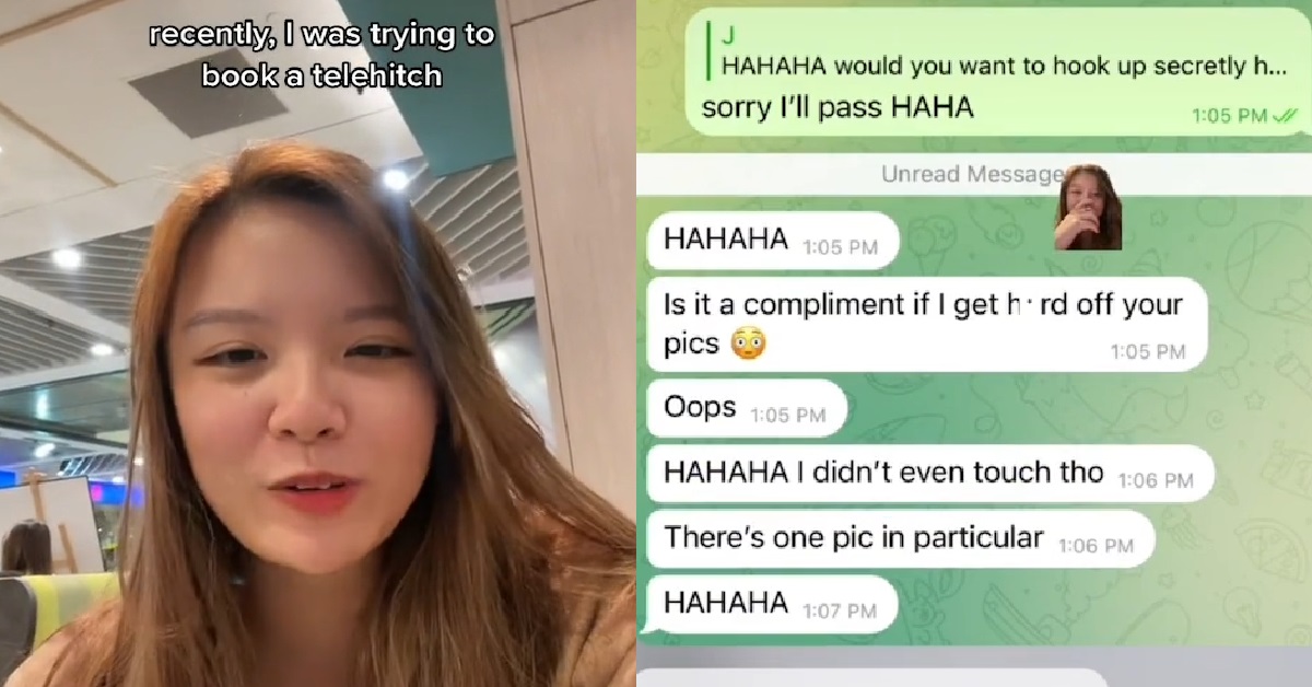 GIRL BOOKS HITCH RIDE, DRIVER ASKS HER “WANT TO HOOK UP IN SECRET”