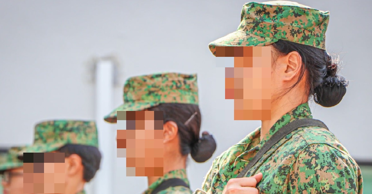 GUY SAYS GIRLS IN S’PORE HAVE ADVANTAGE BECAUSE NO NEED SERVE NS