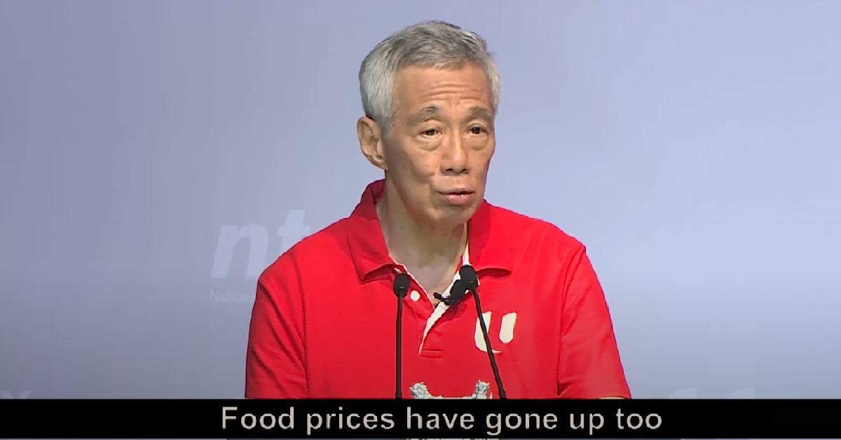 PM LEE – GOVT DOING ALL IT CAN TO CUSHION IMPACT OF RISING FOOD COSTS