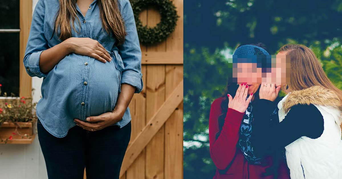 COLLEAGUES ARE JEALOUS THAT HUSBAND TAKES GOOD CARE OF PREGNANT WIFE