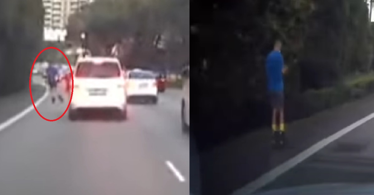 CANNOT CYCLE ON EXPRESSWAY, SO HERO ROLLERBLADES ON CTE INSTEAD