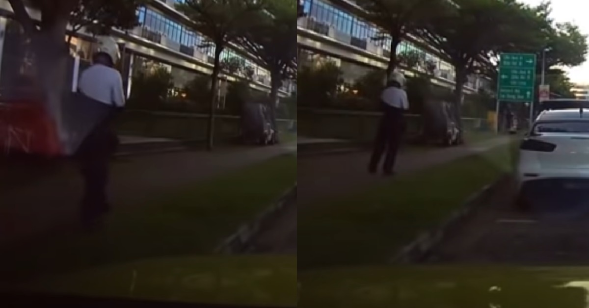 CERTIS OFFICER VS DRIVER OVER PARKING COUPON: “YOU FIRST DAY WORK AH”