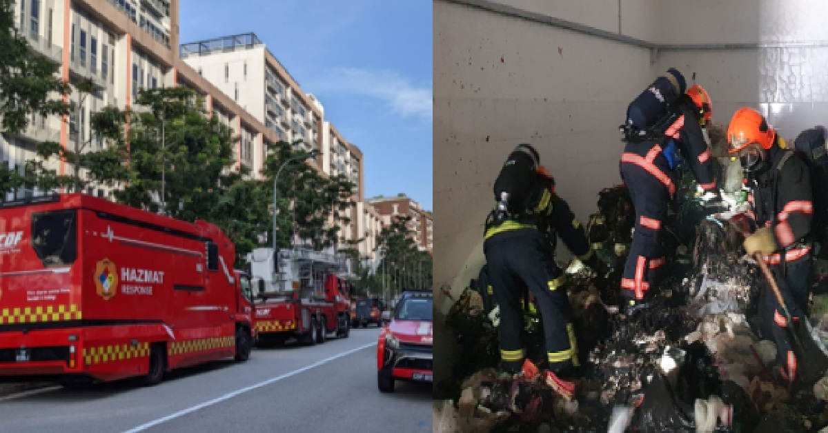 HAZARDOUS CHEMICAL LEAK INCIDENT @ GAMBAS CRESCENT, 20 EVACUATED