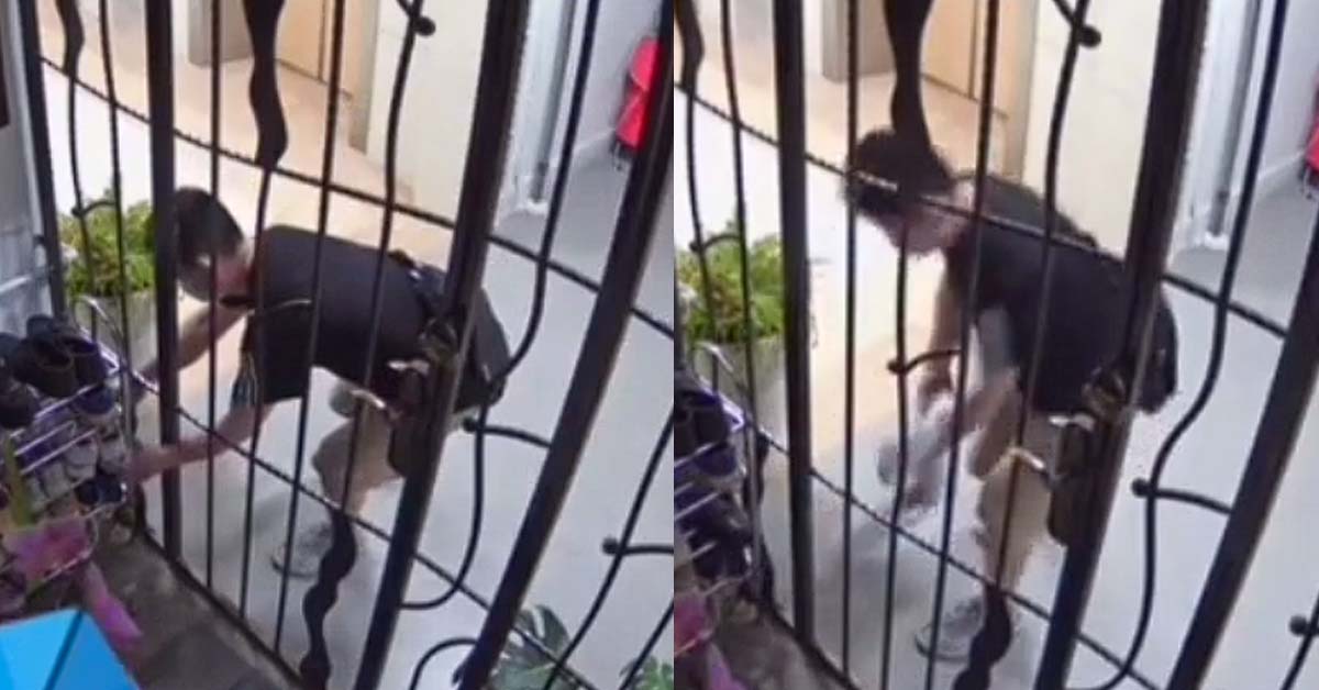 MAN STEALS SHOES FROM RACK SO HE CAN “BRING THEM HOME TO SMELL”