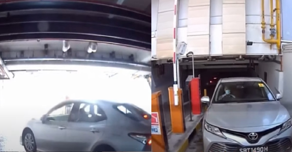 CHEAPO DRIVER GOSTAN SO THAT CAN TAILGATE CAMCAR OUT OF CARPARK
