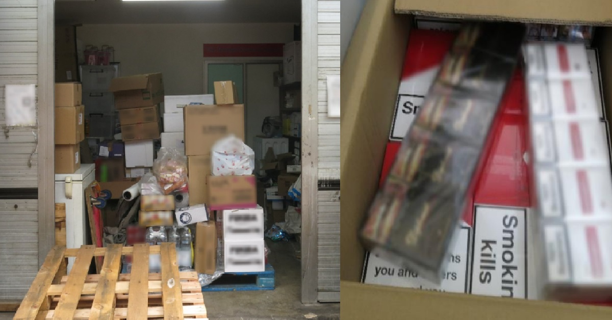 S’PORE MAN JAILED FOR STORING CONTRABAND CIGGS, EVADING DUTY & GST