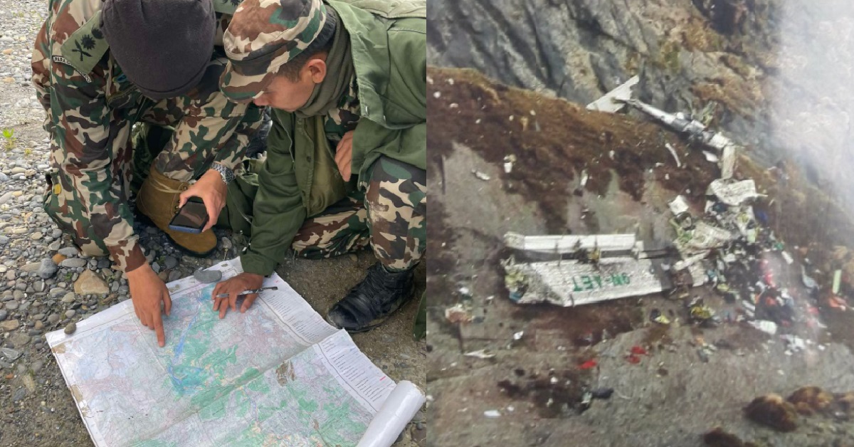 WRECKAGE OF MISSING NEPAL PLANE FOUND, PEOPLE ON BOARD STILL MISSING