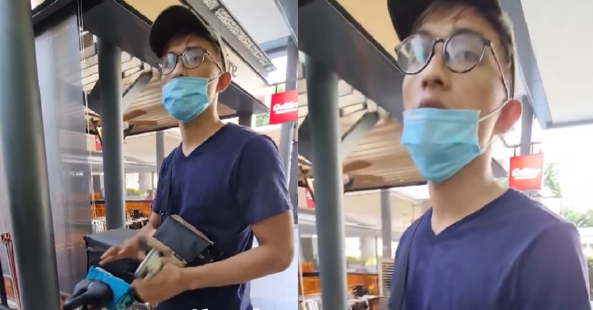 MAN STOLE DELIVERY RIDER’S BIKE & FOOD ORDERS, THEN CHALLENGE RIDER TO 1V1