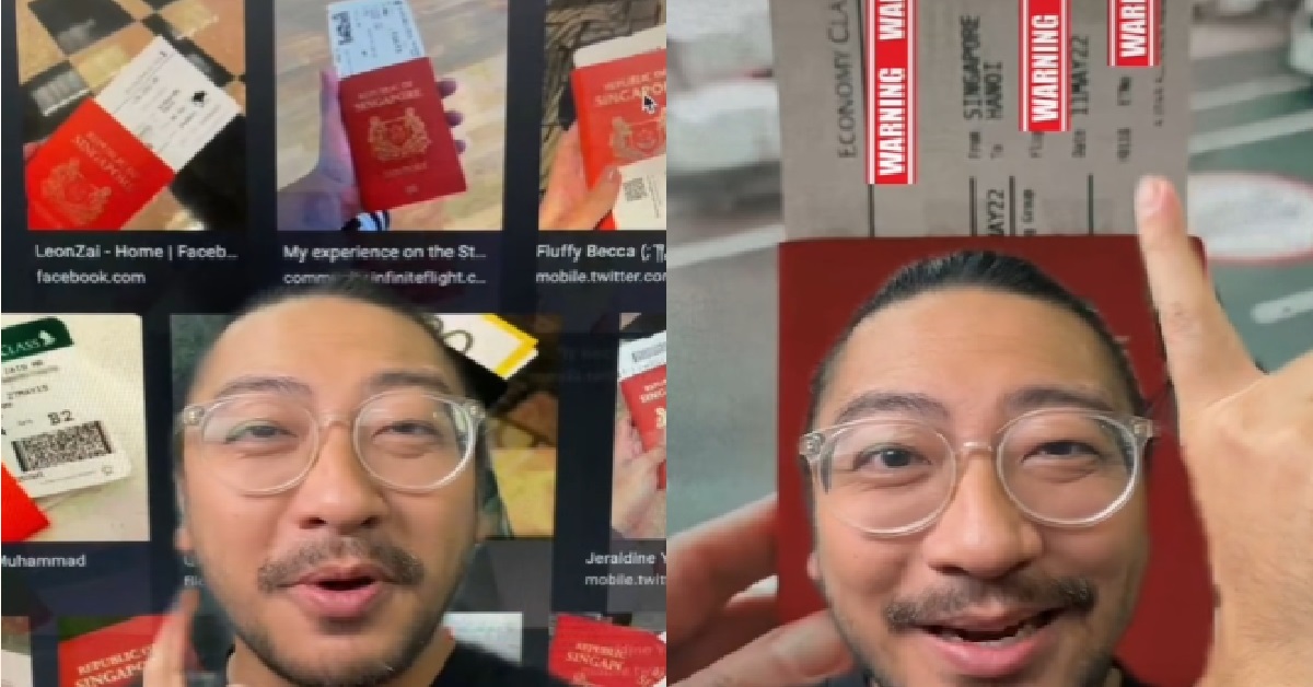 GUY WARNS OF POSTING PHOTOS OF BOARDING PASSES, CAN GET HACKED