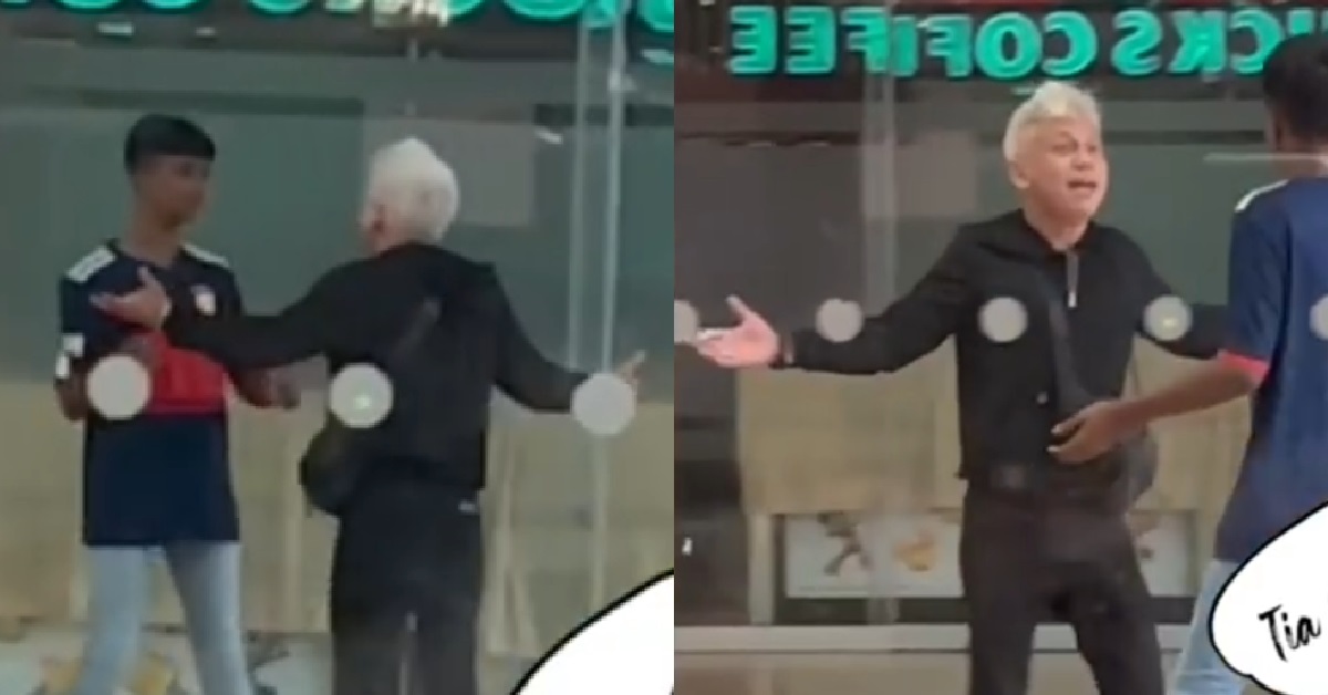 UNCLE CHALLENGE YP TO FIGHT, OPEN ARMS LIKE STARFISH & FOLLOW HIM AROUND