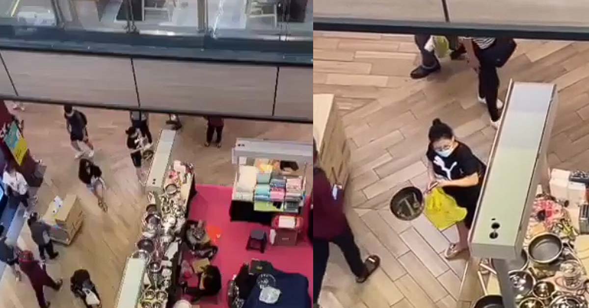 AUNTIE SCREAMING IN NORTH POINT TO GET A REFUND FOR HER POT