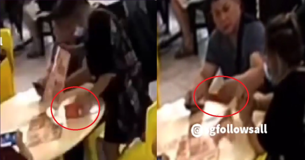 GIRL LEFT BEHIND HUGE ANGPAO @ COFFEESHOP, ALLEGEDLY TAKEN BY PATRONS