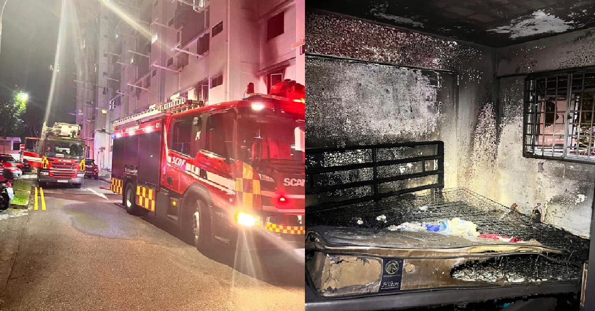 TWO TODDLERS RESCUED AFTER FIRE BROKE OUT AT MARSILING CRESCENT HDB