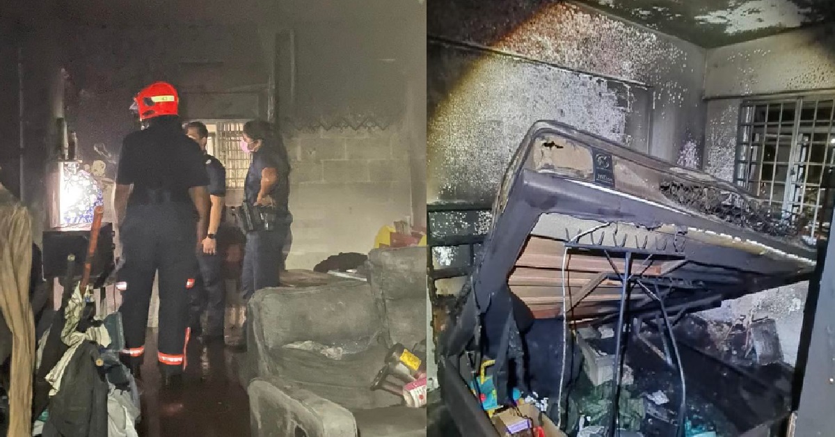TODDLERS WHO WERE RESCUED FROM MARSILING FIRE, WERE LEFT HOME ALONE