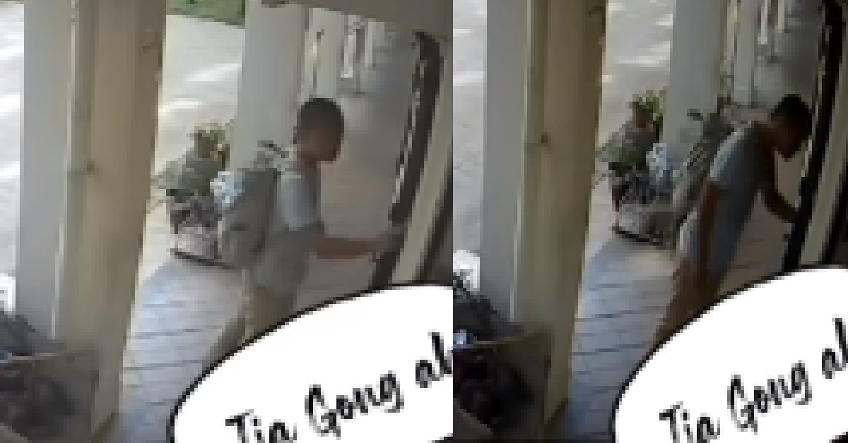MAN CAUGHT ON CCTV TRYING TO OPEN RESIDENTS’ GATES, PEEPING INSIDE