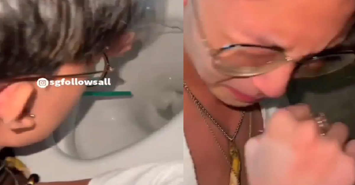 YP USED STRAW TO DRINK TOILET BOWL WATER TO IMPRESS XMMS