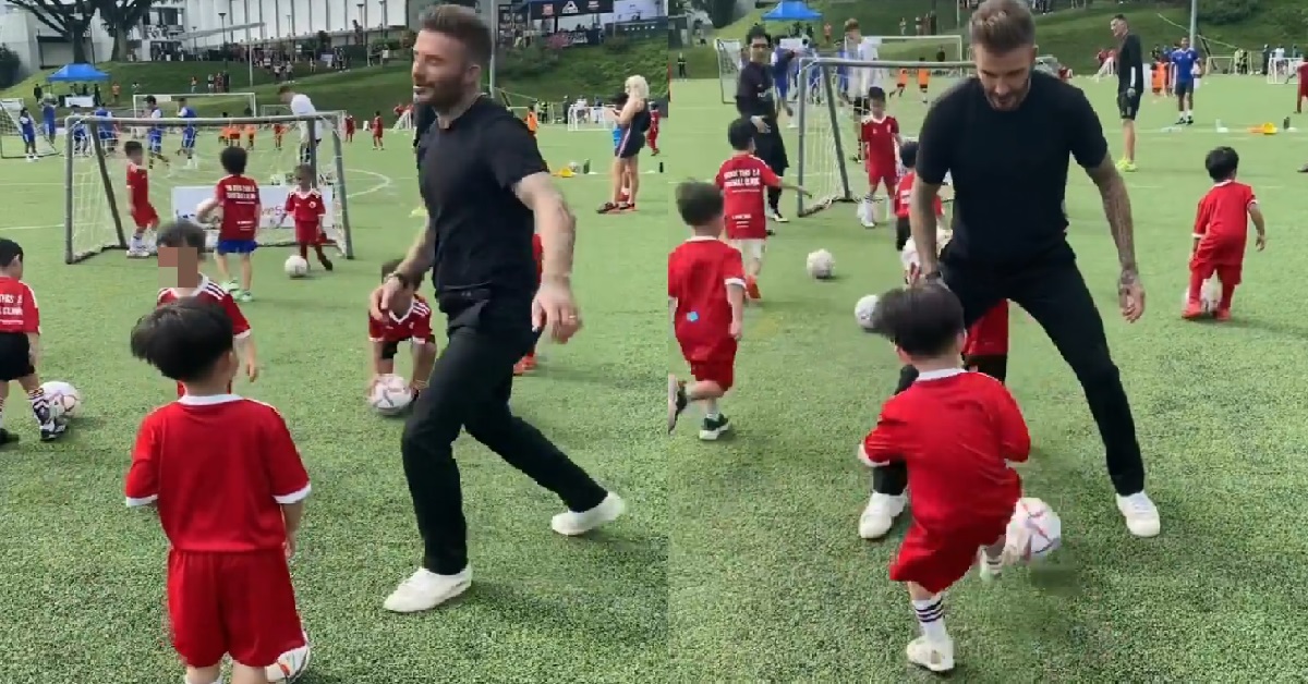 XIAO DIDI YELLS “EHHH!” AT DAVID BECKHAM BECAUSE BECKHAM WAS DISTRACTED