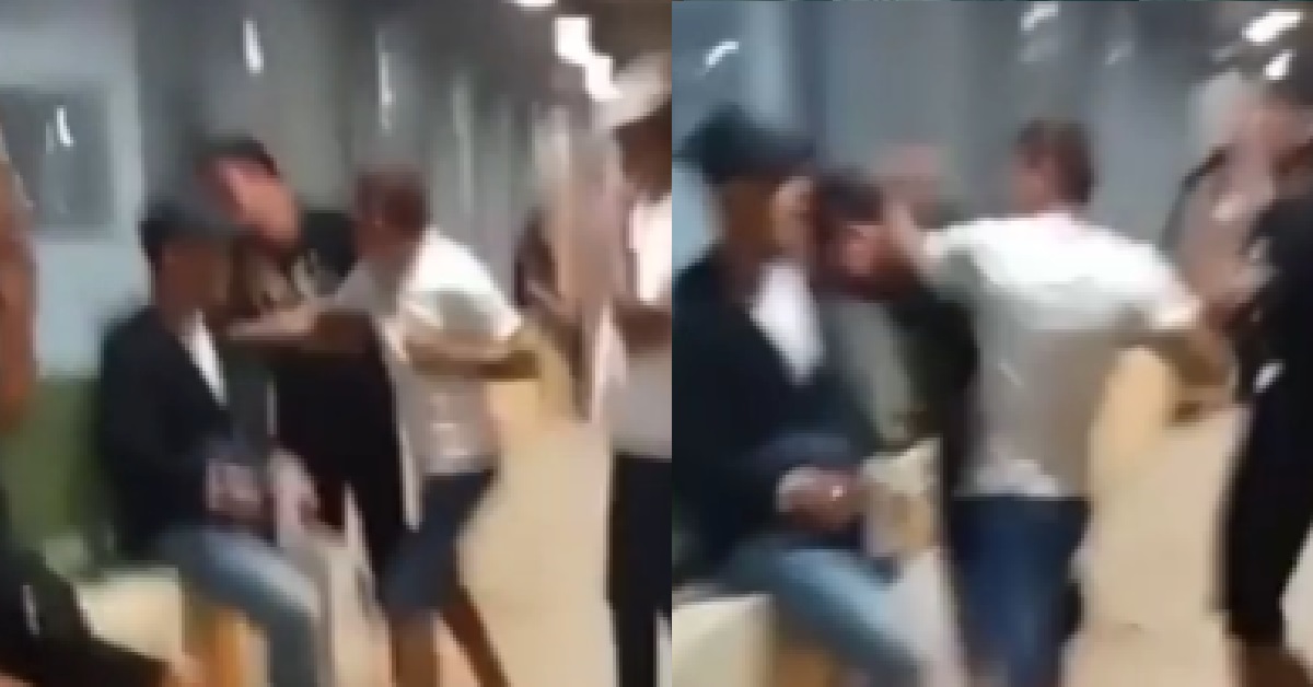 GANGSTER RUTHLESSLY WHACKS MAN IN THE FACE, “SALAKAU PE, KEPALA BOOT TOE”