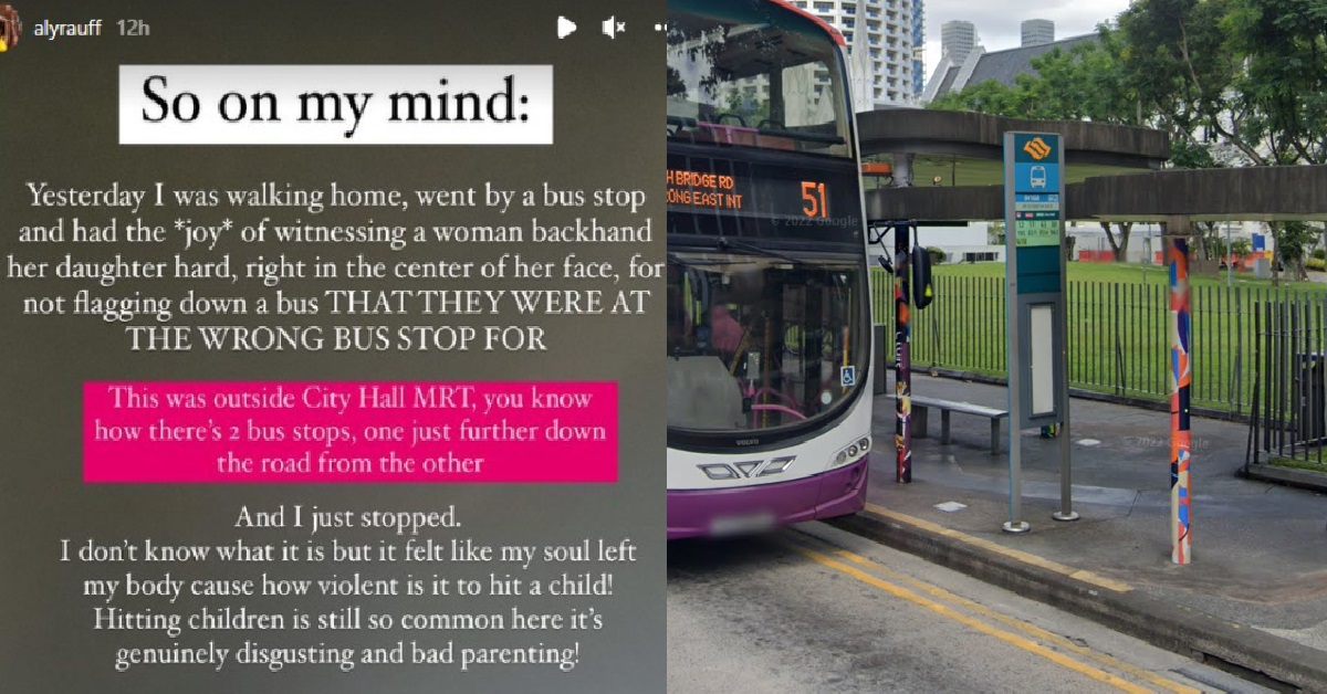 MUM SLAPS DAUGHTER FOR NOT FLAGGING DOWN BUS AT WRONG BUS STOP