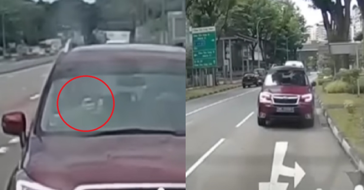UNHAPPY DRIVER FOLLOWED CAMCAR, REALIZED GOING TO POLICE STATION THEN LEFT