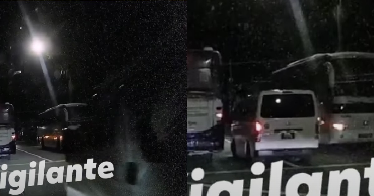 VAN CRASHES INTO PARKED CAR & KNOCKS OFF SIDE MIRROR, THEN FLEES