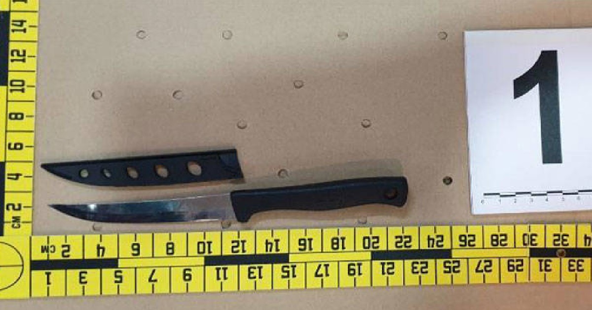 MAN ARRESTED FOR SETTING FIRE, POINTING KNIFE & STEALING SLIPPERS