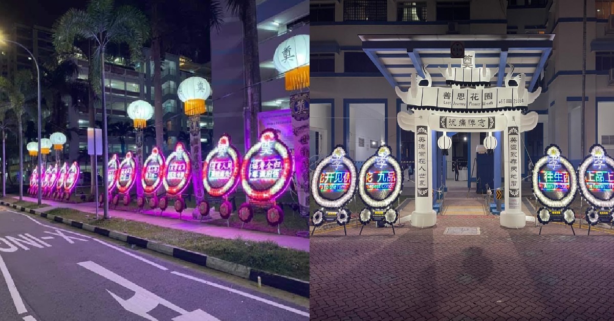 NEW NEA GUIDELINES – ONLY 10 LED WREATHS ALLOWED FOR FUNERAL WAKES