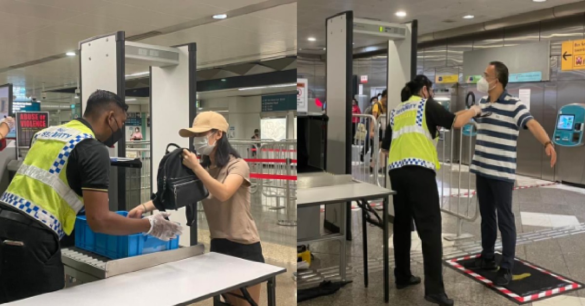 COMMUTERS @ BUGIS MRT MIGHT BE ASKED TO GO THROUGH SECURITY SCREENING