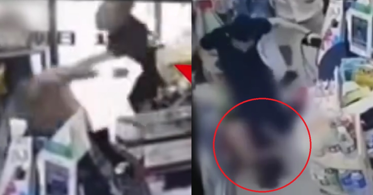 PRC WOMAN BEATEN UP AFTER MAN UNPLUGS SHOP FRIDGE TO CHARGE HIS CAR