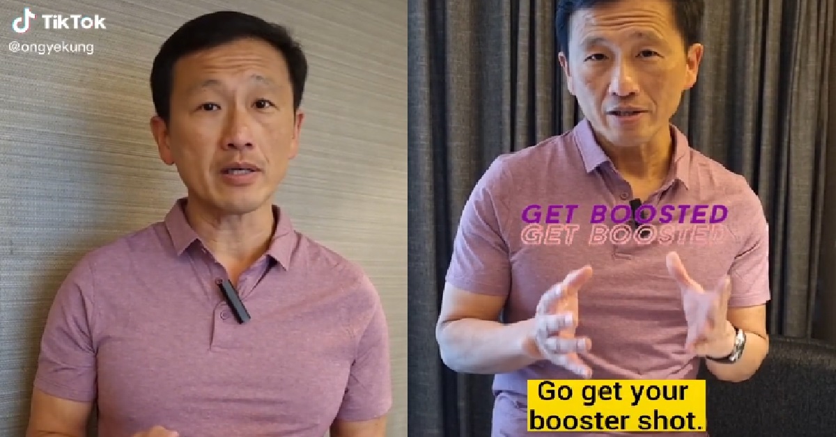 ONG YE KUNG – NEW OMICRON WAVE IN NEXT 1-2 MTHS, GET YOUR BOOSTER SHOTS