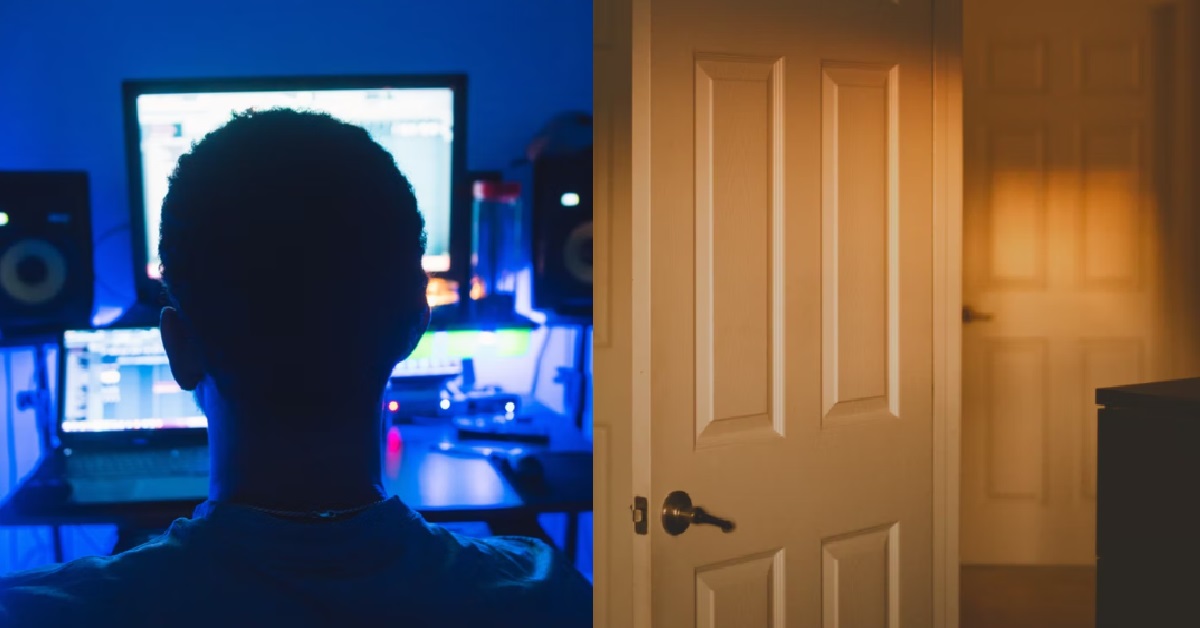 GUY PLAYING WITH KUKU BIRD INSIDE ROOM, THEN DAD’S FRIENDS SUDDENLY ALL COME IN