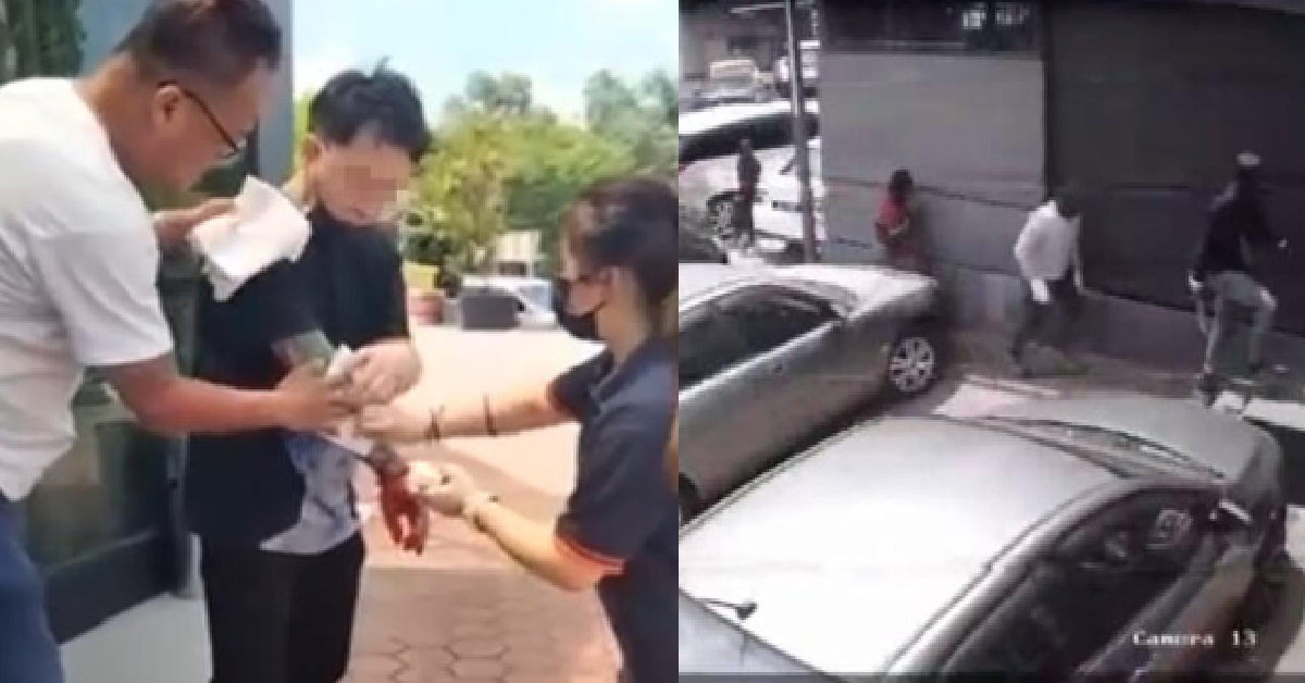 S’PORE MAN HELPS VICTIMS AFTER ARMED ROBBERY BY MASKED MEN @ JB