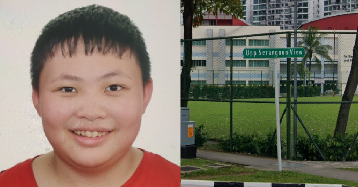 13 Y.O BOY MISSING FOR 24 HRS, LAST SEEN AT UPPER SERANGOON VIEW