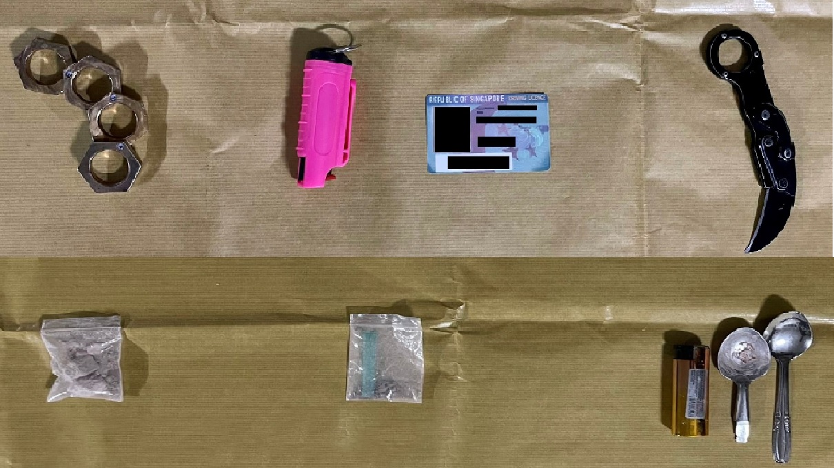 30 Y.O SINGPOREAN MAN ARRESTED BY CNB IN BEDOK NORTH