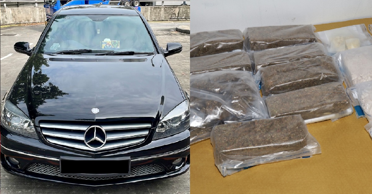 2 S’POREANS ARRESTED, MORE THAN 6KG OF DRUGS SEIZED @ SENTOSA & SHENTON WAY