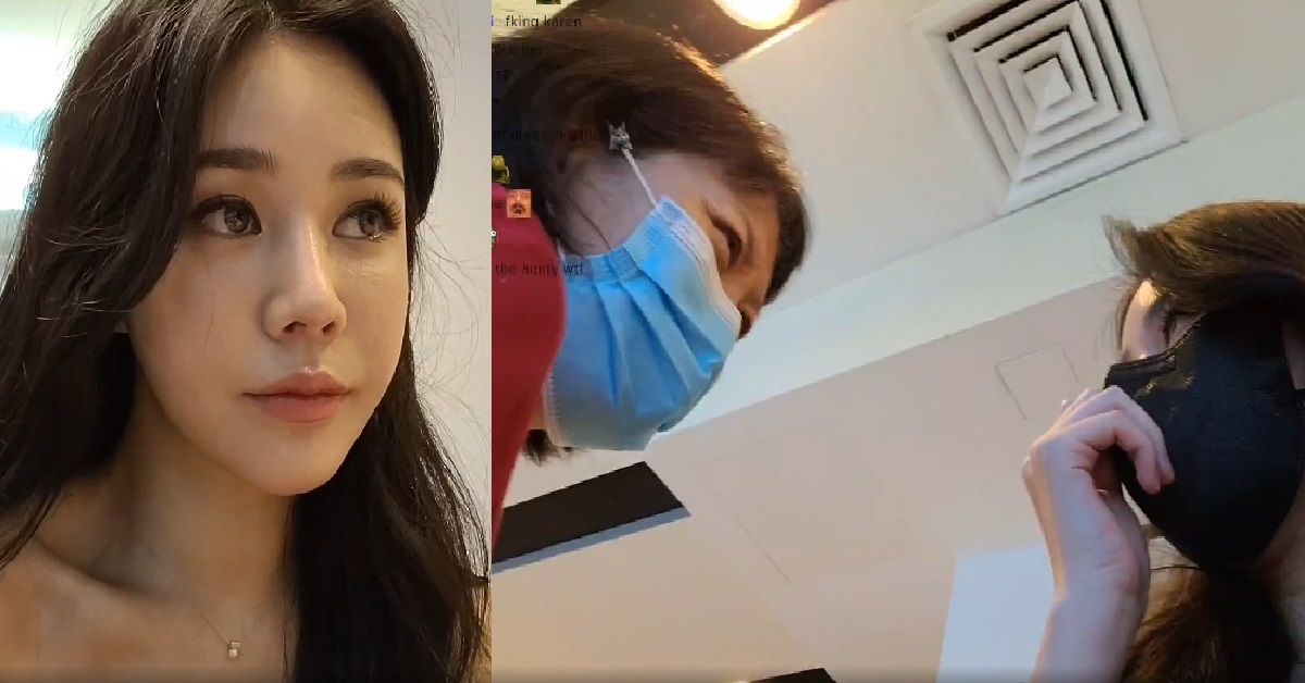 S’PORE AUNTIE CAUGHT MAKING RACIST REMARKS ON KOREAN GIRL’S LIVESTREAM