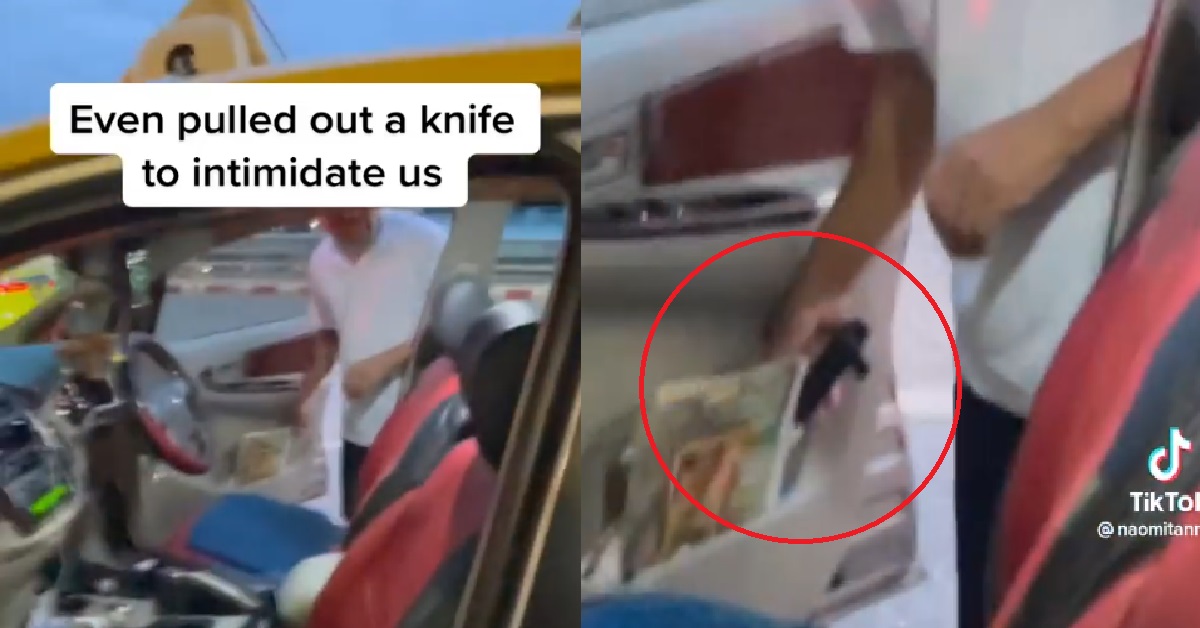 BANGKOK TAXI DRIVER PULLS KNIFE ON S’PORE GIRL AFTER TRYING TO CHEAT HER