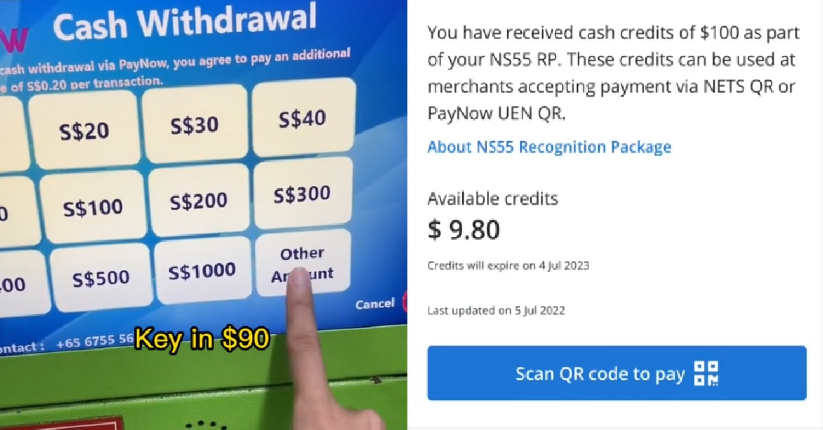 MINDEF – NSMEN FREE TO USE $100 CREDITS HOWEVER THEY WANT