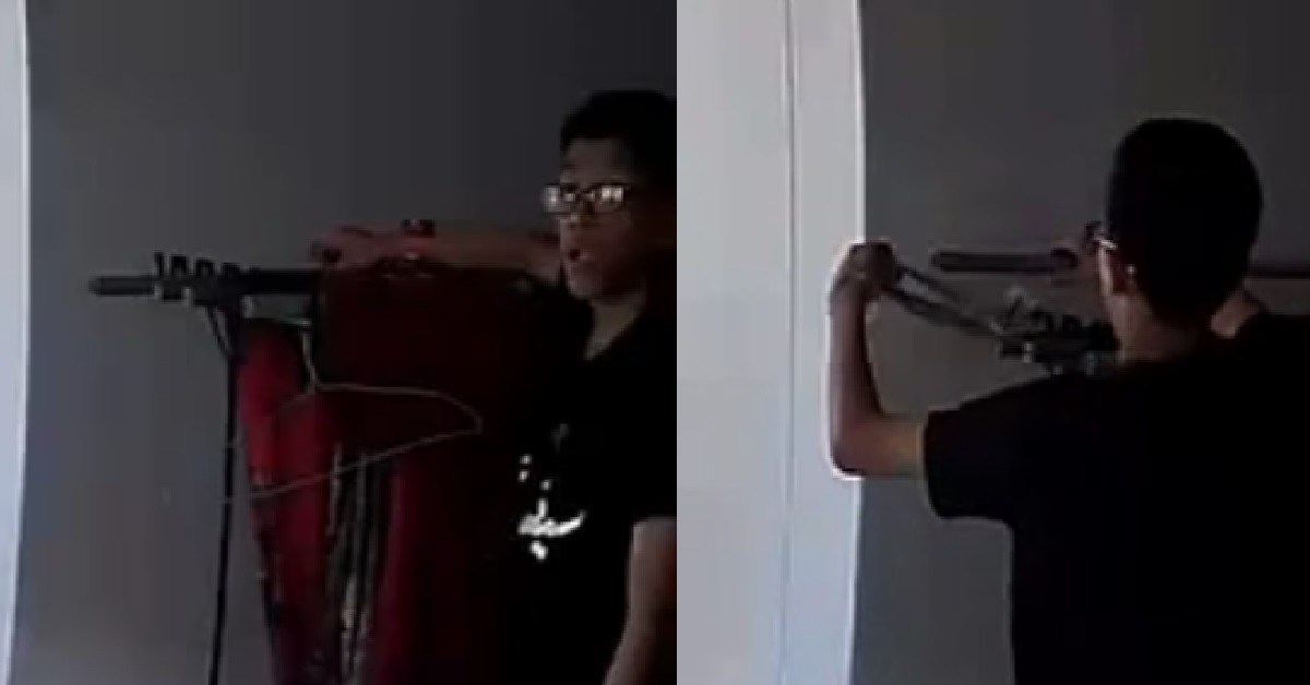 YP STOLE RESIDENT’S AH MA’S PANTIES FROM HDB CORRIDOR, CAUGHT ON CCTV