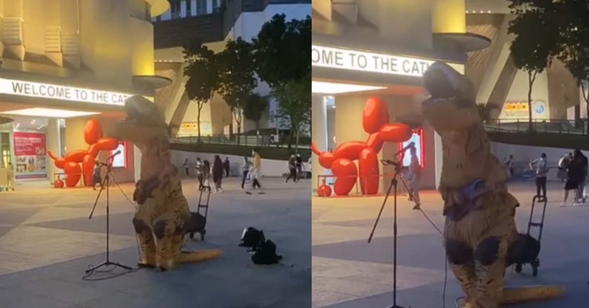 T REX GUITARIST BUSKER APPEARS AT THE CATHAY, IS IT JEFF IN DISGUISE