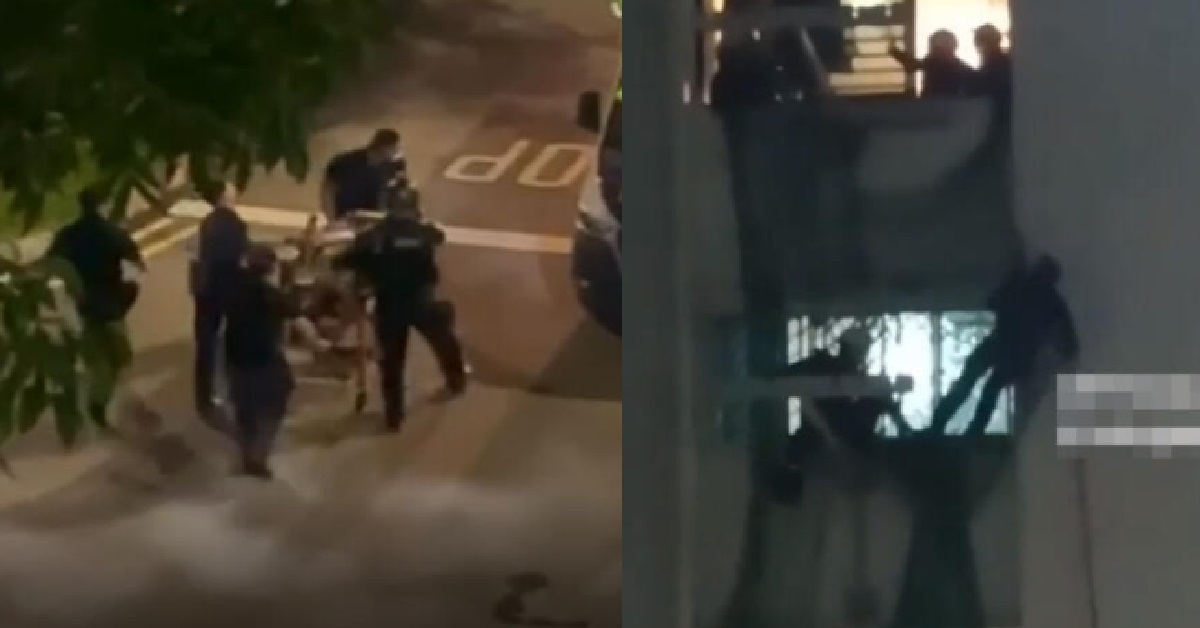 MAN LOCKED HIMSELF INSIDE FLAT, THREATENED TO BLOW UP HDB UNIT