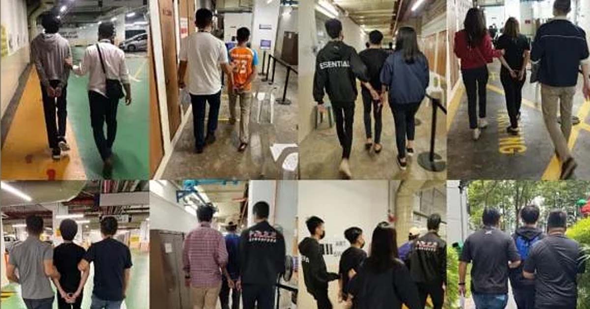 12 PEOPLE AGED 17-30 YO ARRESTED FOR MONEY LAUNDERING & SCAMS