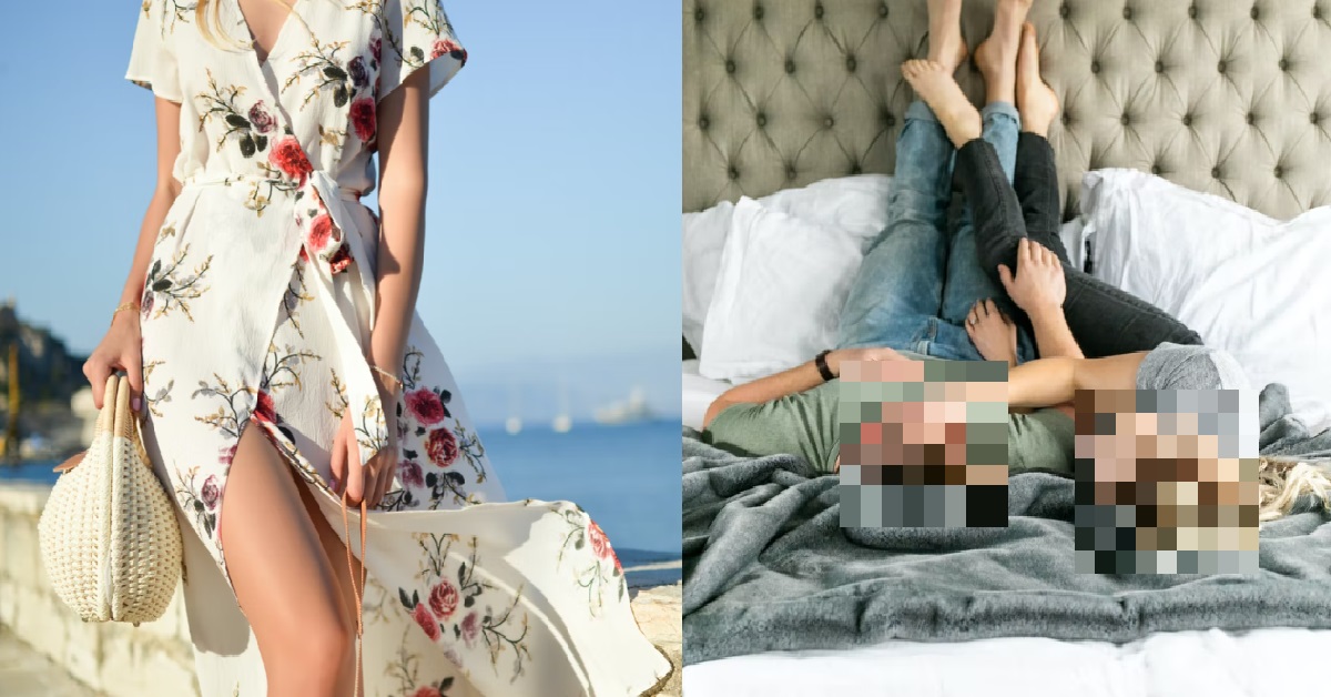 GIRL WALKED IN ON MUM WEARING HER DRESS & ABOUT TO PIAK PIAK WITH DAD