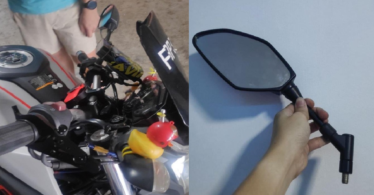 S’PORE MAN PARKED MOTORBIKE AT JB CARPARK, BRAKES & MIRROR STOLEN