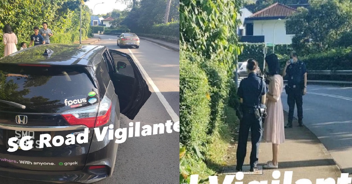 GUY JUMPED OUT OF CAR AFTER FIGHTING WITH WIFE, POLICE & AMBULANCE CALLED