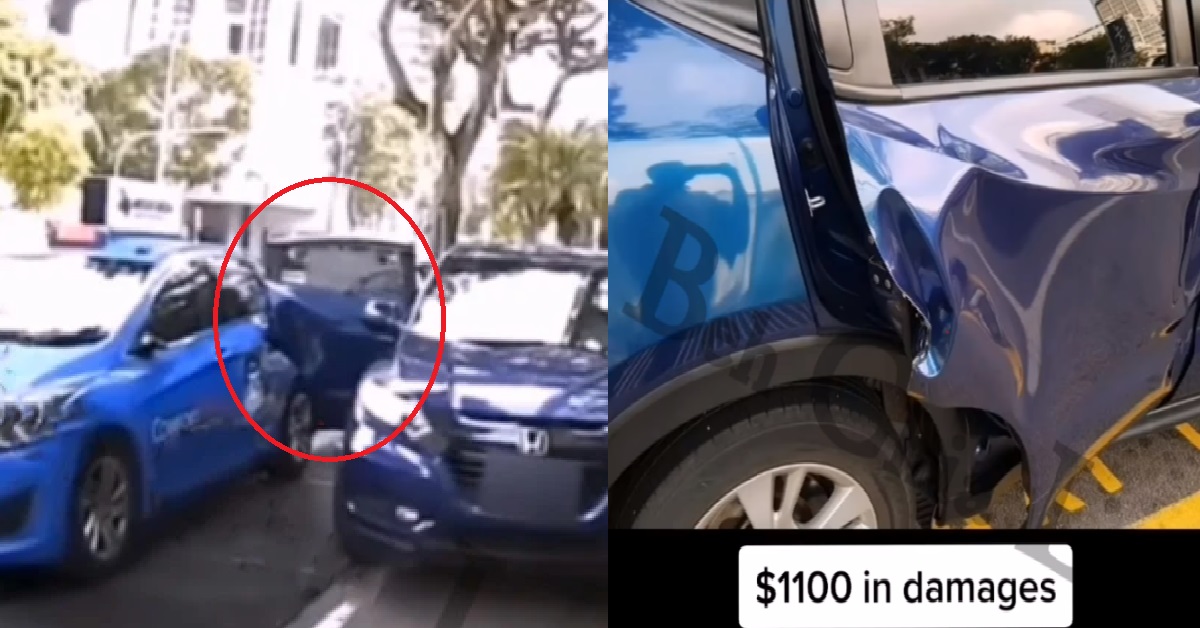 TAXI CRASHES THROUGH CAR’S OPENING DOOR, NETIZENS DEBATE WHO IS WRONG