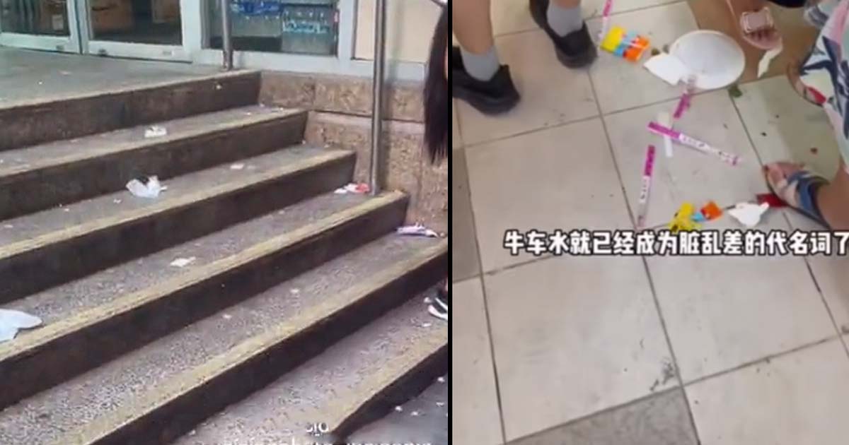 PRC MAN SAYS SG CHINA TOWN DIRTY, TELL FELLOW CHINA MAN TO BEHAVE